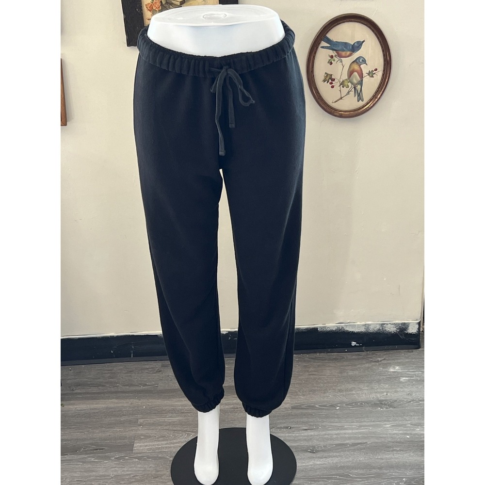 Reformation Jeans Black Drawstring Sweatpants Size M